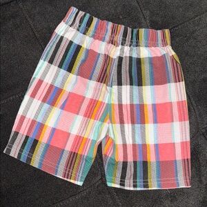 3T Cotton Plaid Shorts NWOT